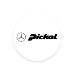 Logo-des-mercedes-autohaus-pickel-zufriedener-kunde-der-werbeagentur-gerngross-media-für-fürth